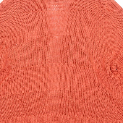 Womens UK Size 12 Evie Orange Cape Jumper