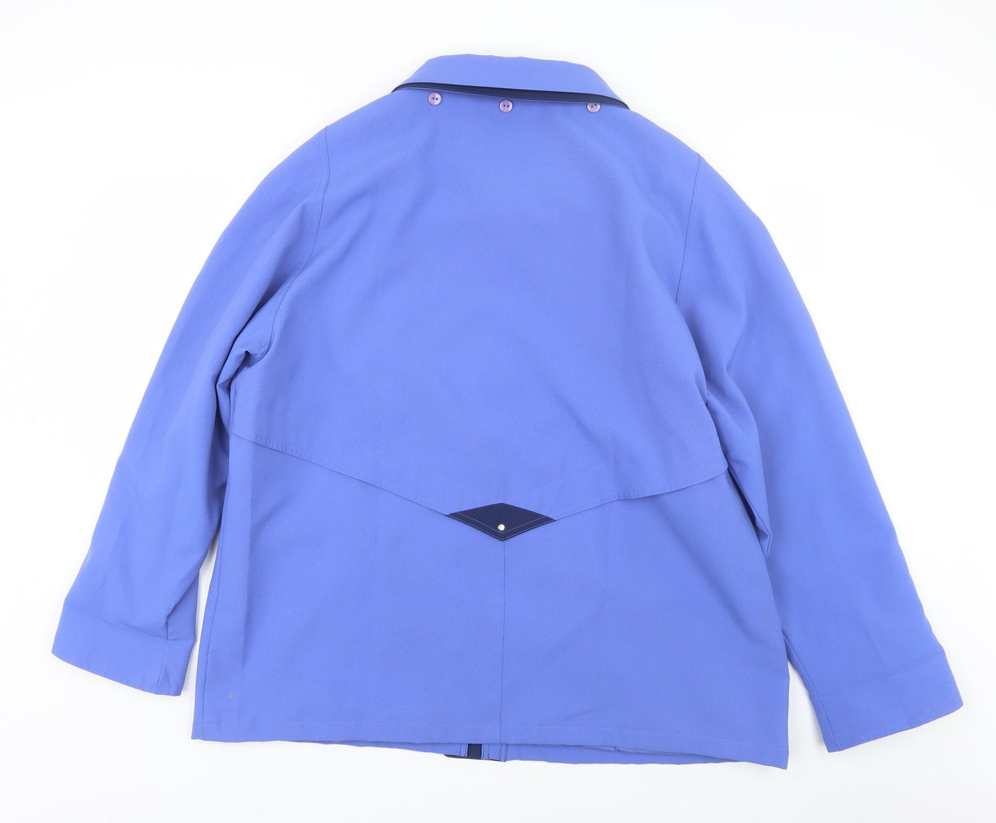 Womens UK Size 22 Finesse Blue Overcoat