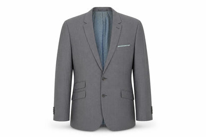 Mens UK Size 42 Greenwoods Regular Grey Suit Jacket