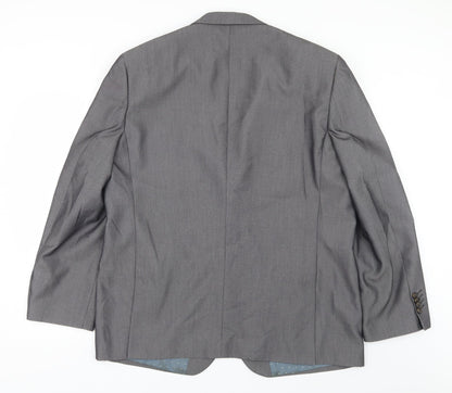 Mens UK Size 42 Greenwoods Regular Grey Suit Jacket