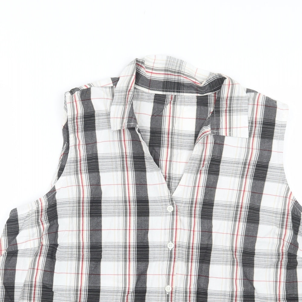 Womens UK Size XL Preworn Multicoloured Basic Button-Up