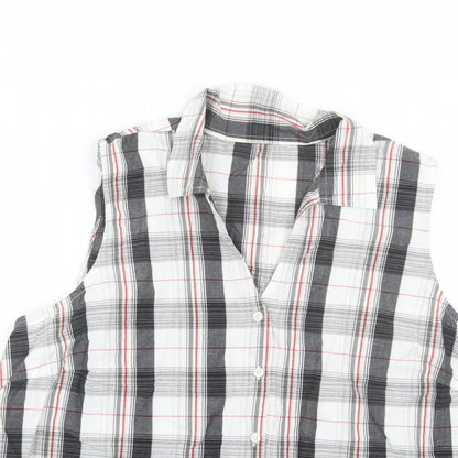 Womens UK Size XL Preworn Multicoloured Basic Button-Up
