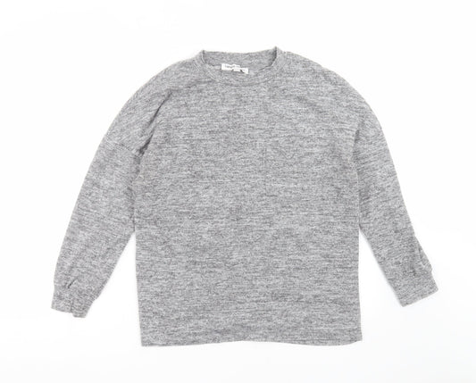 CAPSULE Womens Grey  Knit Pullover Jumper Size 12