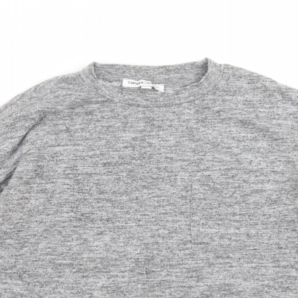 Womens UK Size 12 CAPSULE Grey Pullover Jumper