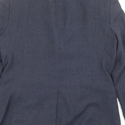 Mens UK Size 38 Harry Brown Regular Blue Suit Jacket