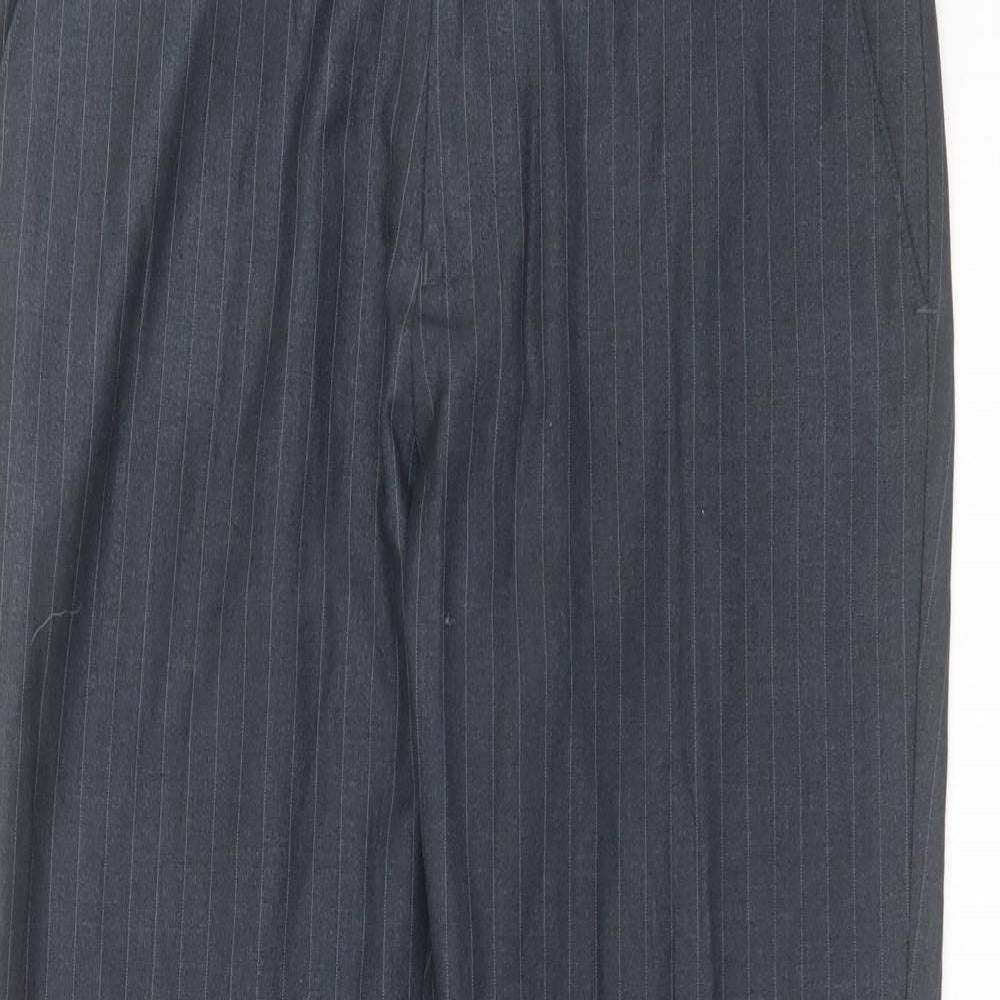 George Mens Blue Striped  Trousers  Size 32 in L28 in