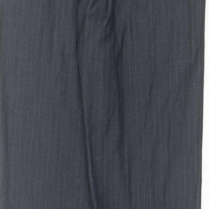 George Mens Blue Striped  Trousers  Size 32 in L28 in