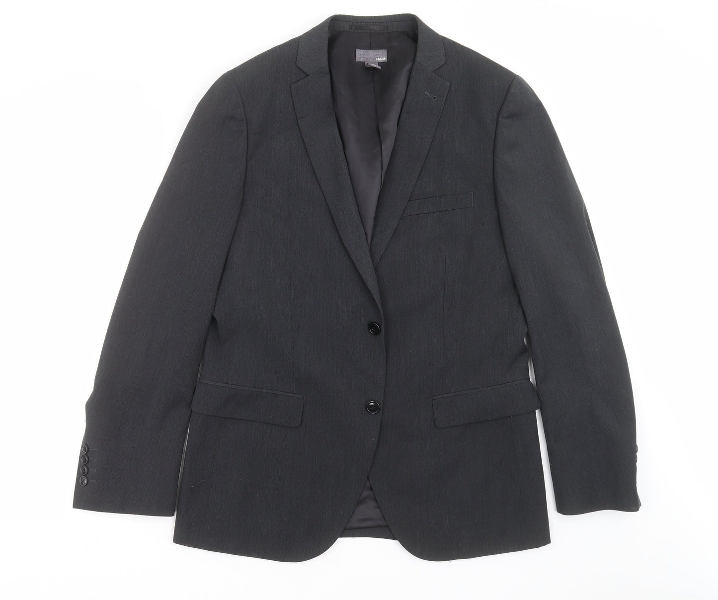 Mens UK Size 42 H&M Regular Grey Suit Jacket