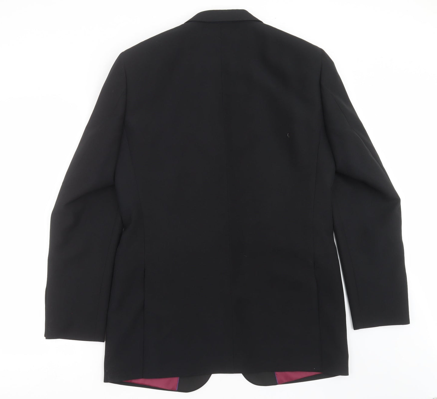 1860 Menswear Mens Black   Jacket Suit Jacket Size 40