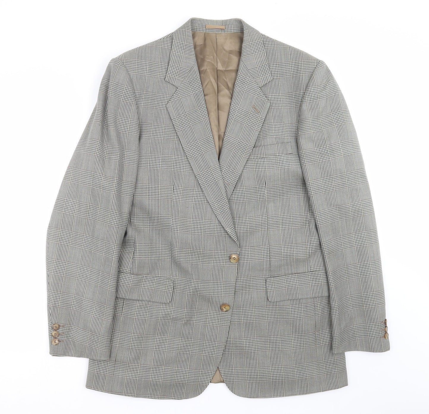 Mens UK Size 42 George Arthur Dunn Regular Grey Suit Jacket