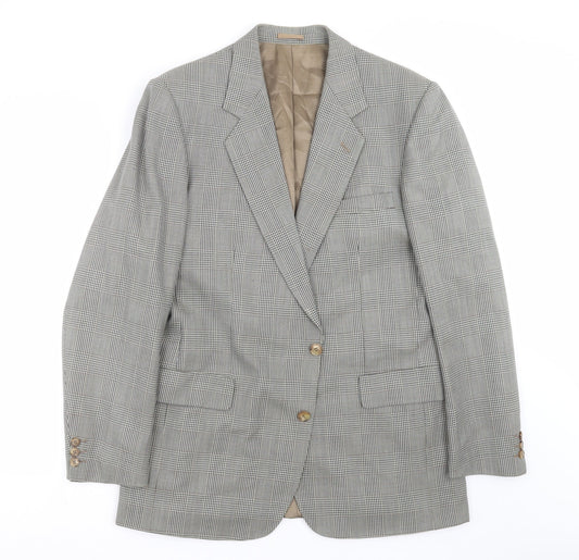 Mens UK Size 42 George Arthur Dunn Regular Grey Suit Jacket