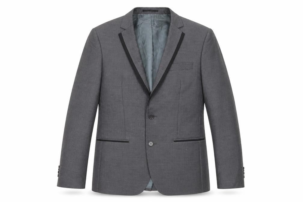 Mens UK Size 40 River Island Regular Grey Suit Jacket