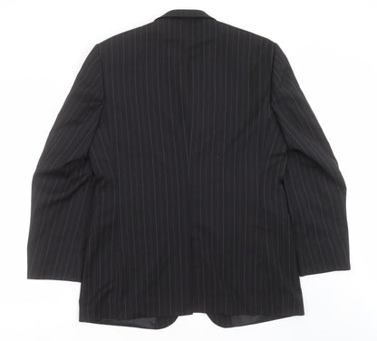 Mens UK Size 42 Karl Jackson Regular Black Suit Jacket