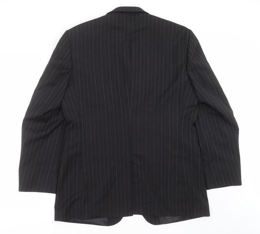 Mens UK Size 42 Karl Jackson Regular Black Suit Jacket