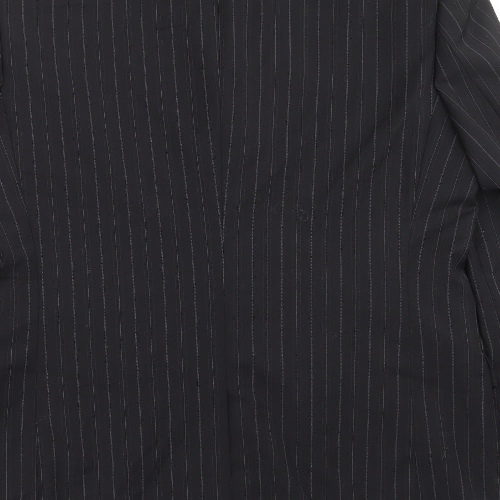 Mens UK Size 42 Karl Jackson Regular Black Suit Jacket