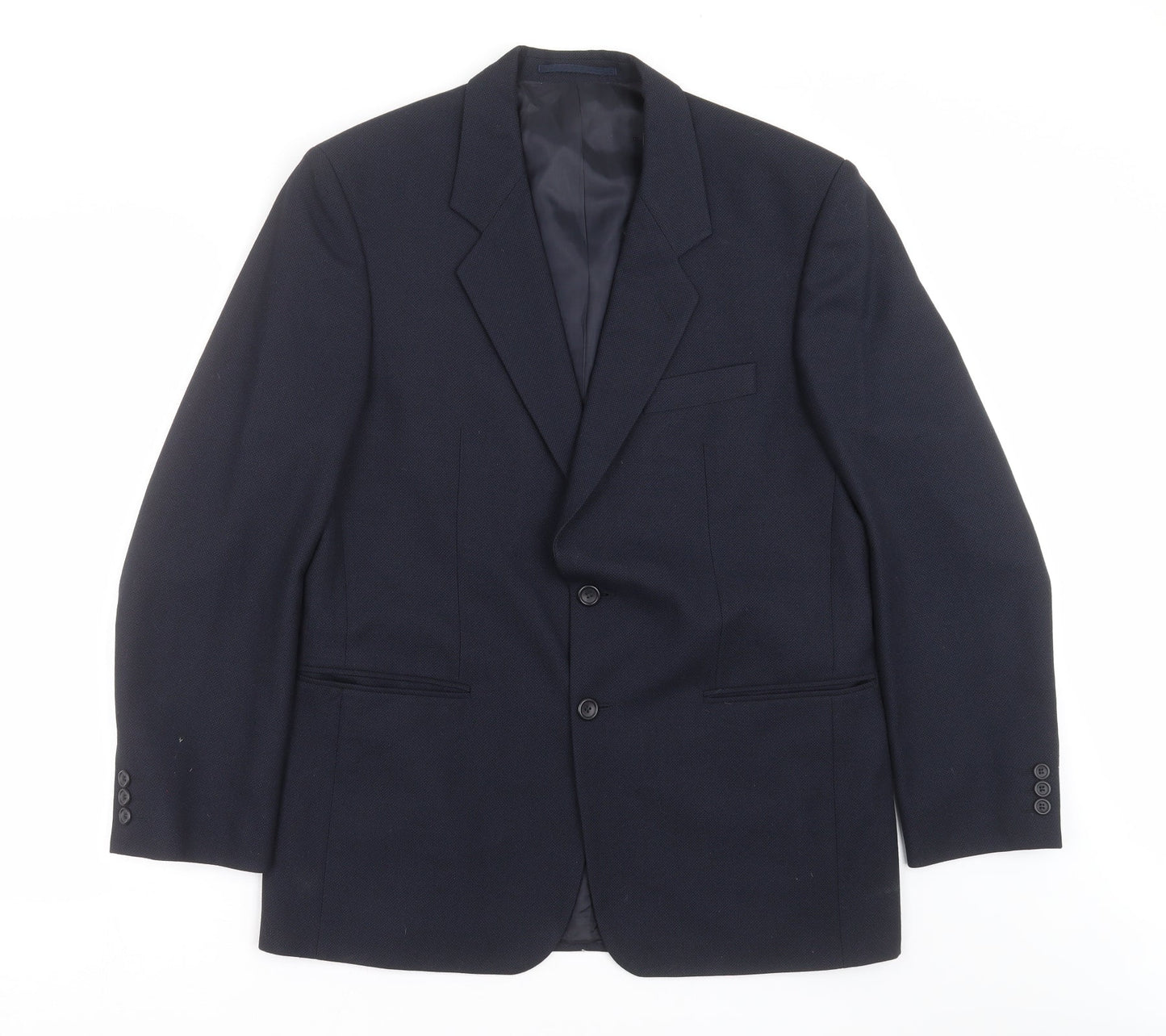 Mens UK Size 40 VARTEKS Regular Blue Suit Jacket