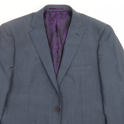Charlie Allen Mens Blue   Jacket Suit Jacket Size 40