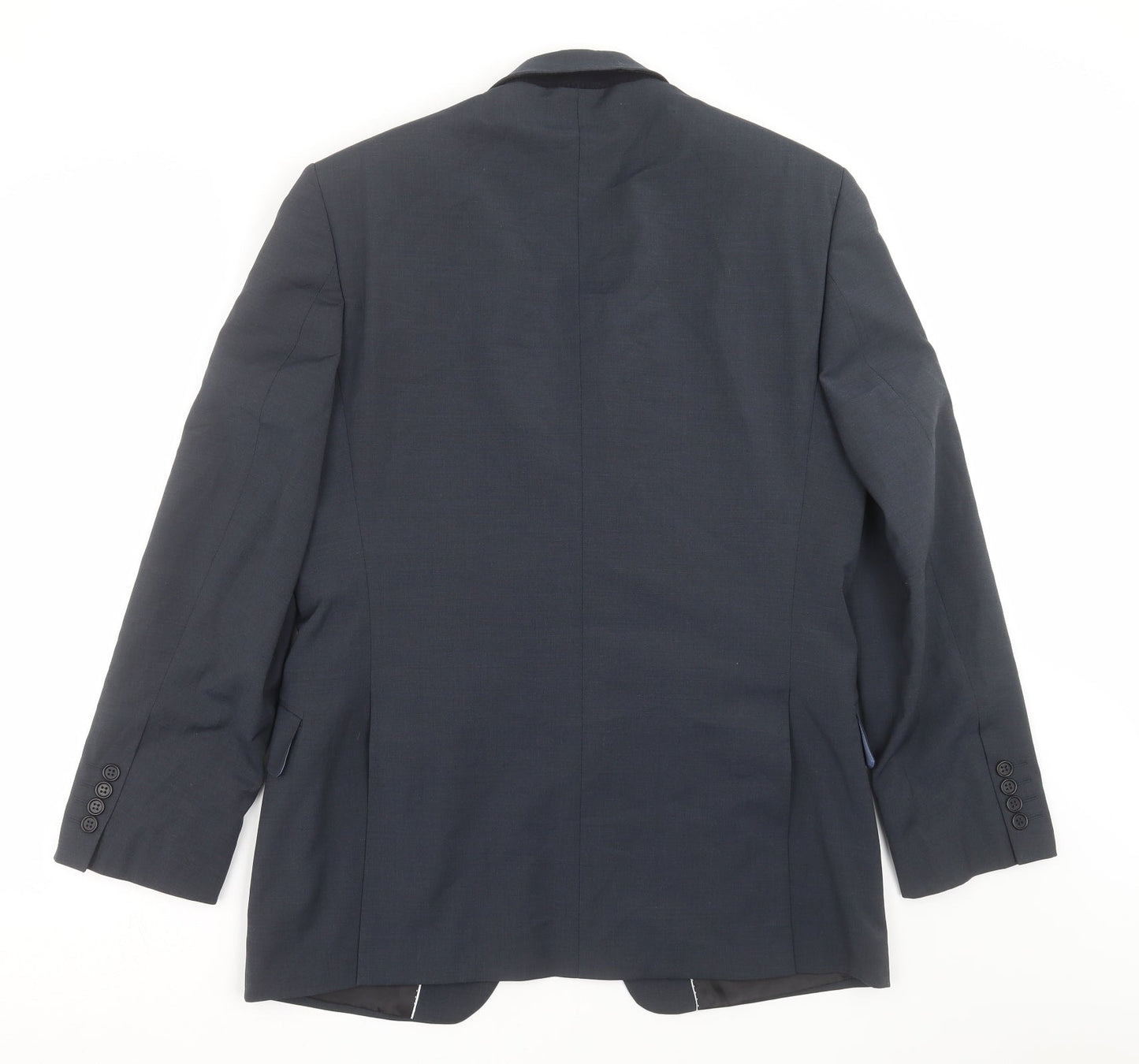 Mens UK Size 38 Blazer Regular Blue Suit Jacket