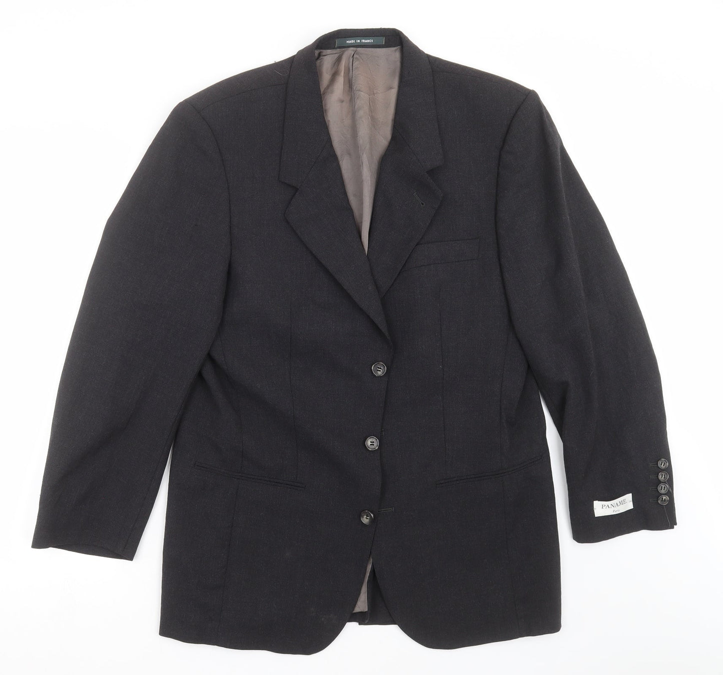 Mens UK Size 40 Preworn Regular Grey Suit Jacket