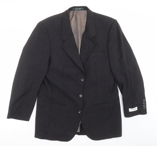 Mens UK Size 40 Preworn Regular Grey Suit Jacket