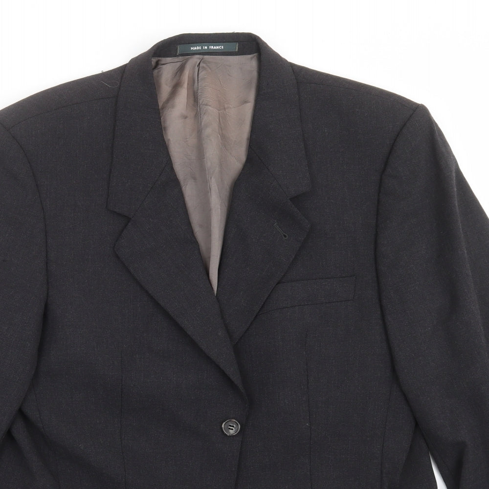 Mens UK Size 40 Preworn Regular Grey Suit Jacket