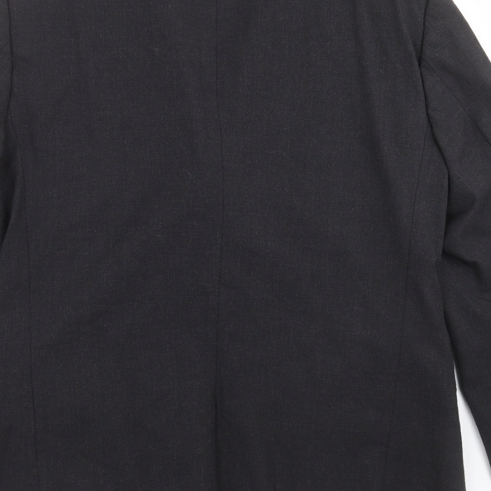 Mens UK Size 40 Preworn Regular Grey Suit Jacket