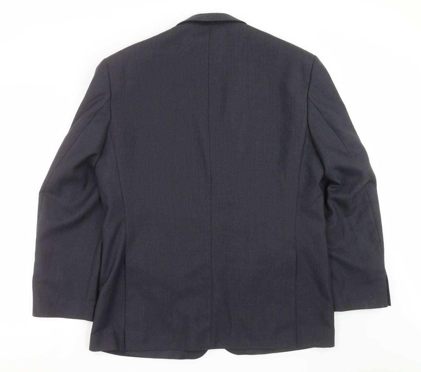 Mens UK Size 44 Pinstripe Regular Blue Suit Jacket