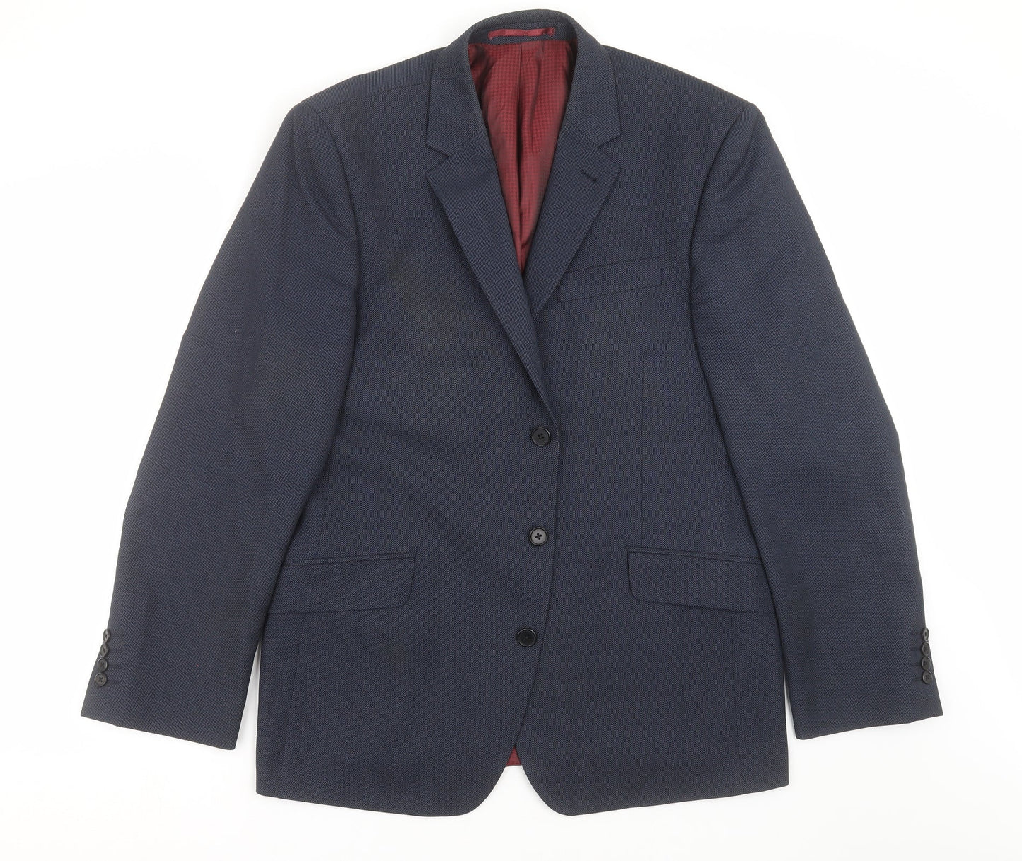Mens UK Size 42 NEXT Regular Blue Suit Jacket
