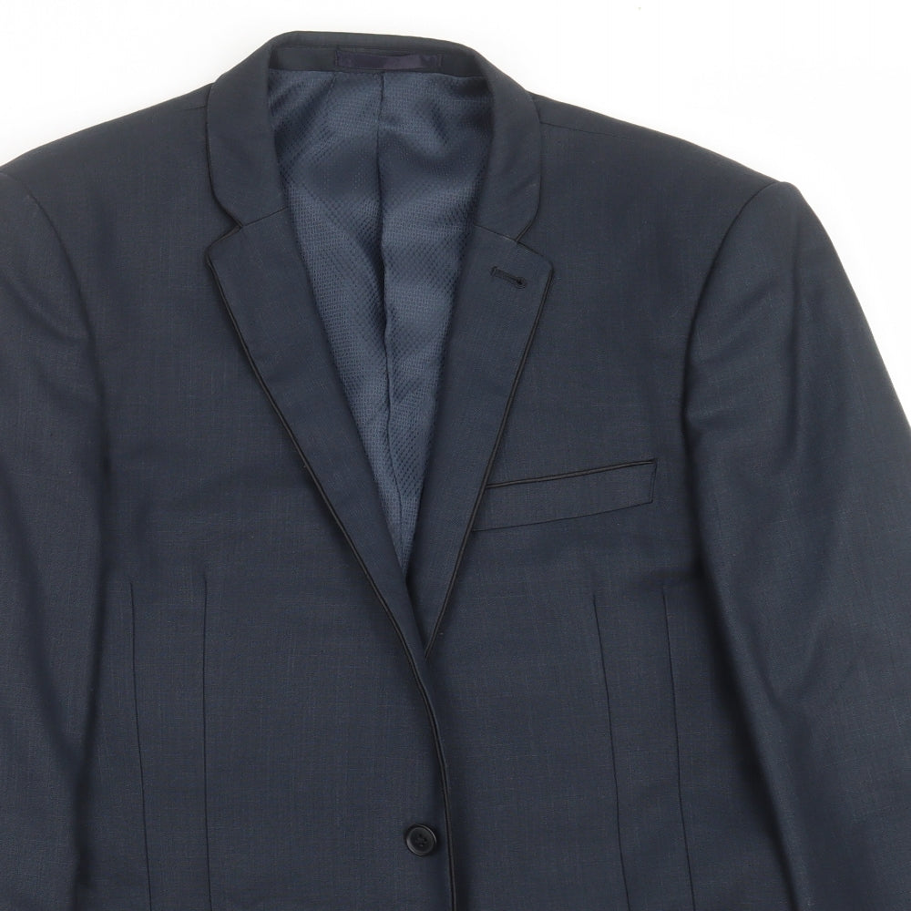 Mens UK Size 40 NEXT Regular Blue Suit Jacket