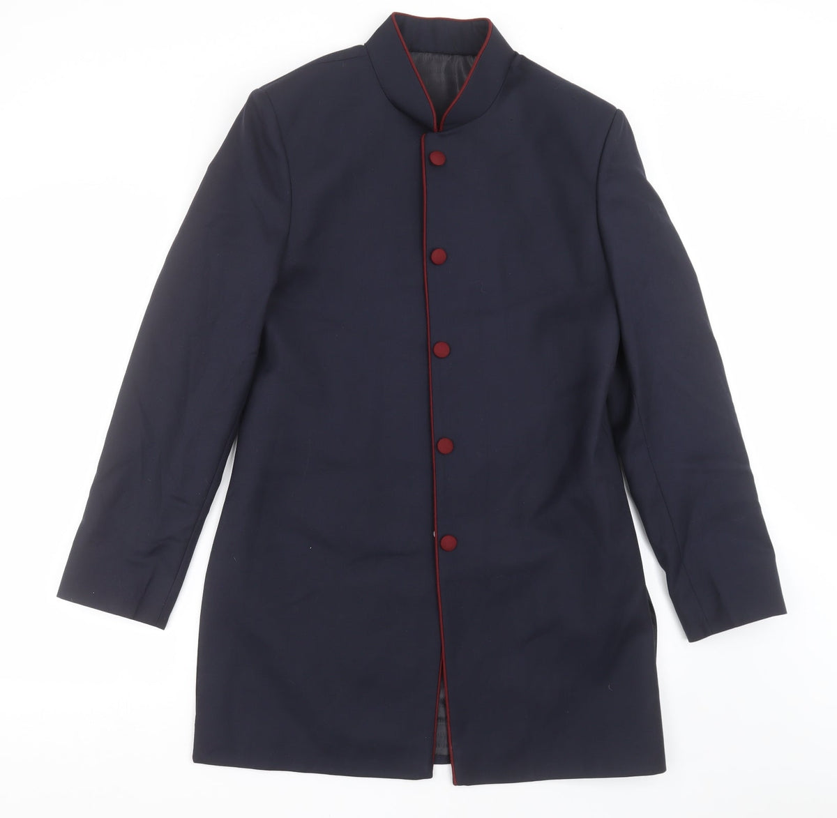 Additional front view of delight men’s blue jacket suit jacket, size 36