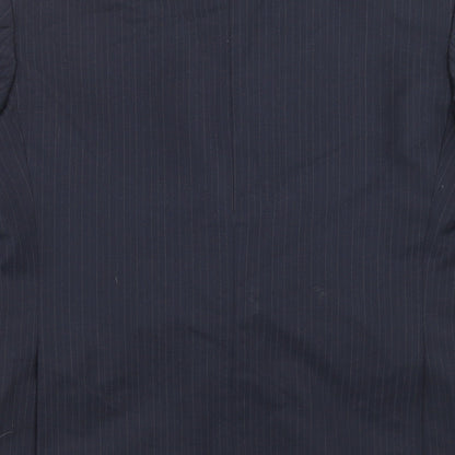 Mens UK Size 42 GREENWOODS Regular Blue Suit Jacket
