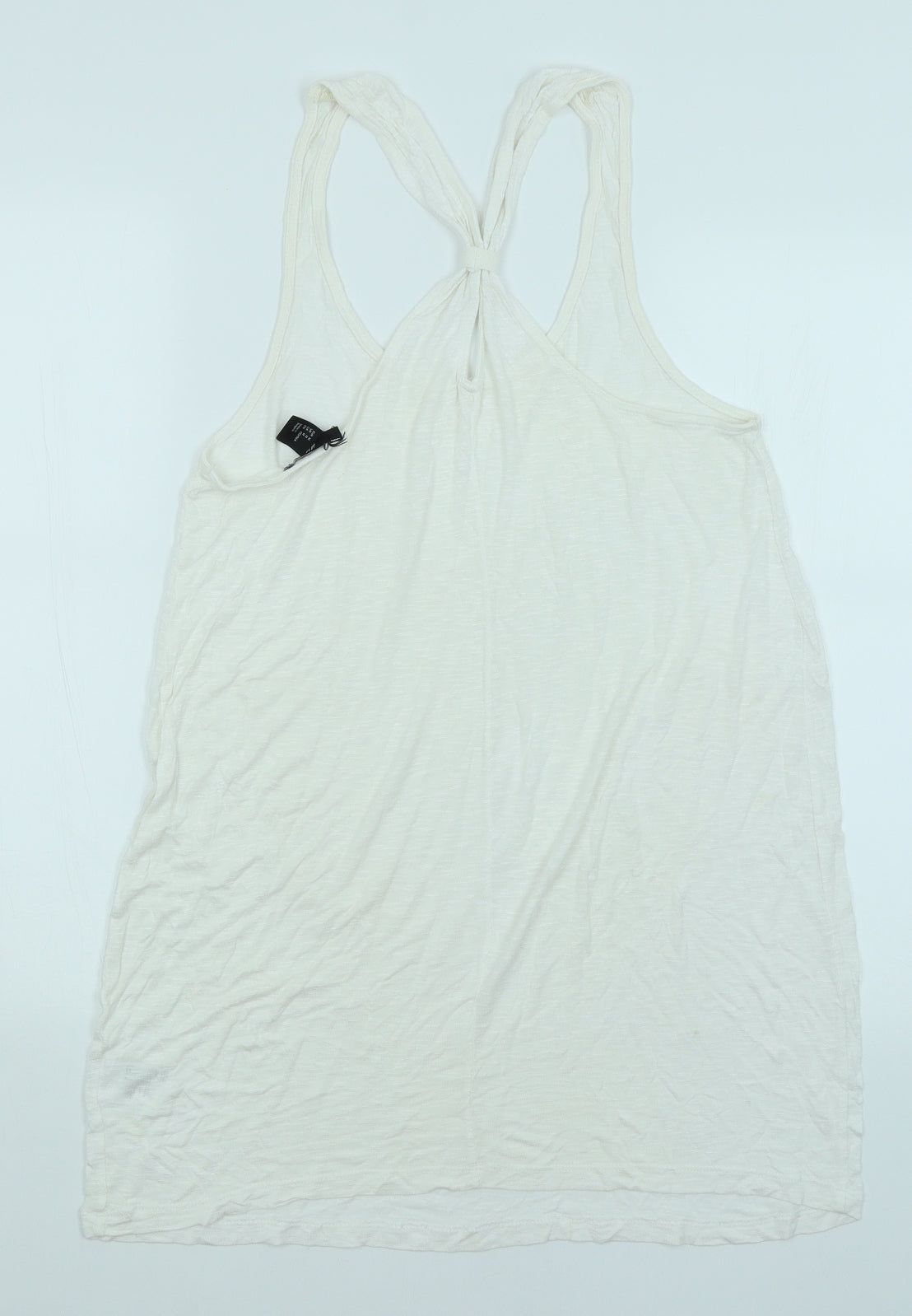 Womens UK Size M H&M White Basic Tank
