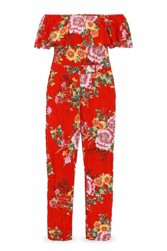 Womens UK Size 8 Dorothy Perkins One-Piece Red Romper