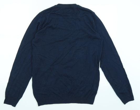 Womens UK Size S Threadbare Blue Pullover Jumper