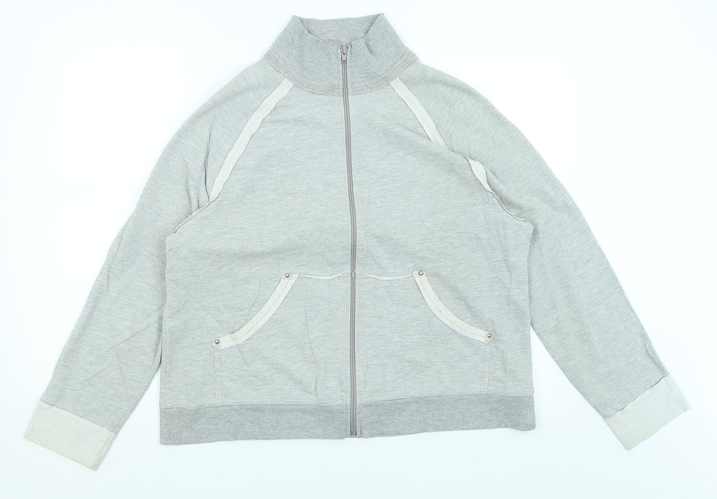 East Coast Womens Grey   Full Zip Jumper Size 16