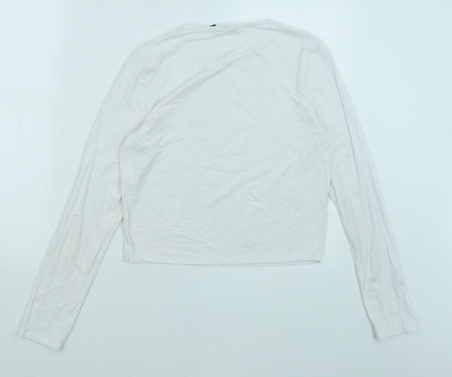 Womens UK Size 12 ASOS White Basic T-Shirt