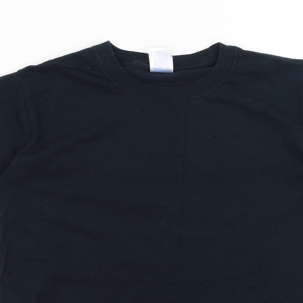Mens UK Size S Gildan Blue  T-Shirt