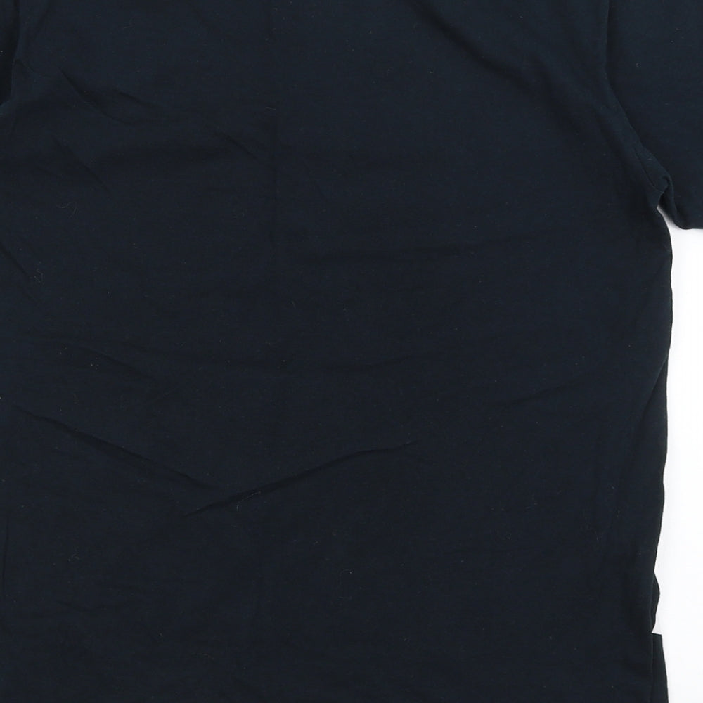 Mens UK Size S Gildan Blue  T-Shirt