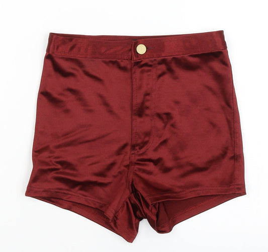 FOREVER 21 Womens Red   Hot Pants Shorts Size XS