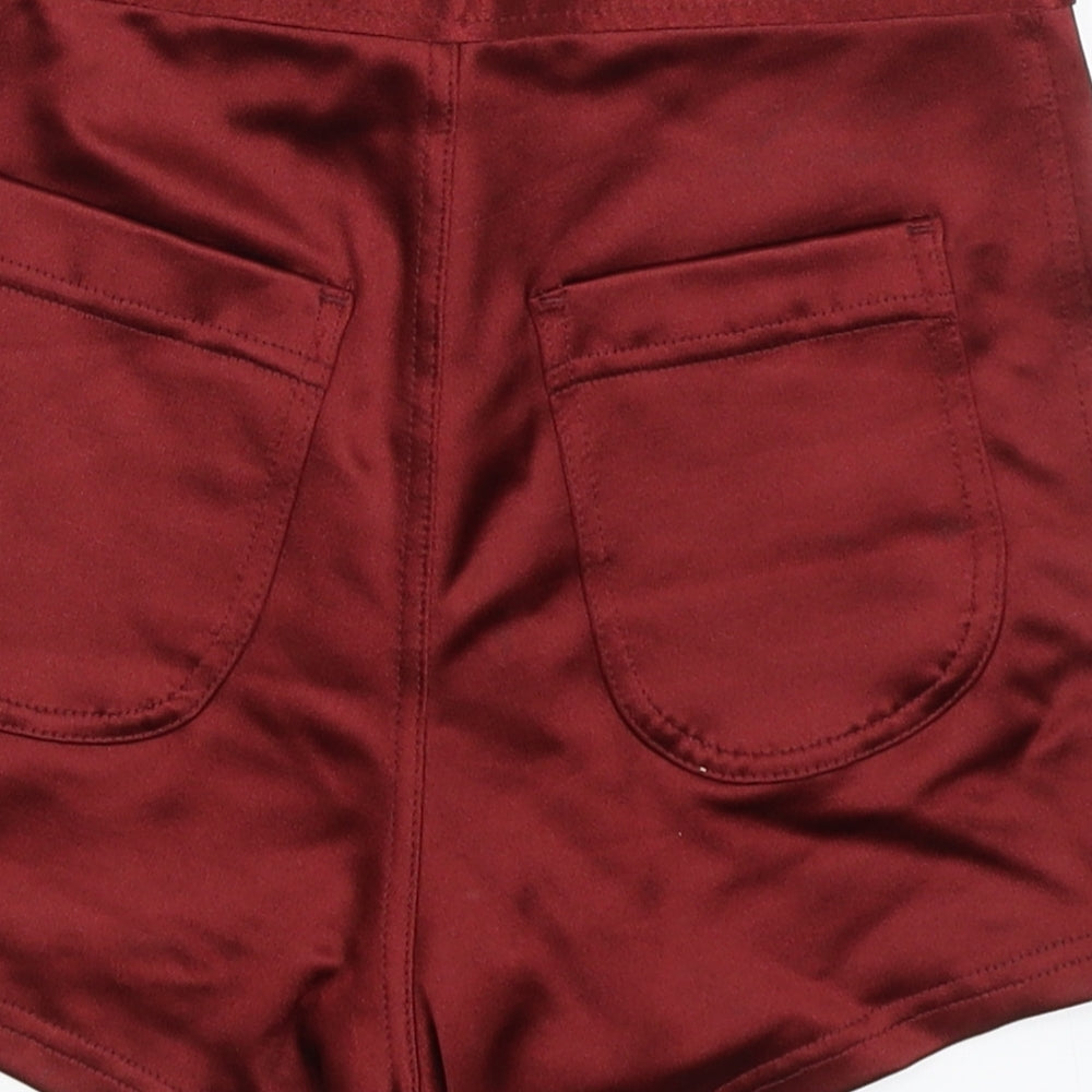 FOREVER 21 Womens Red   Hot Pants Shorts Size XS