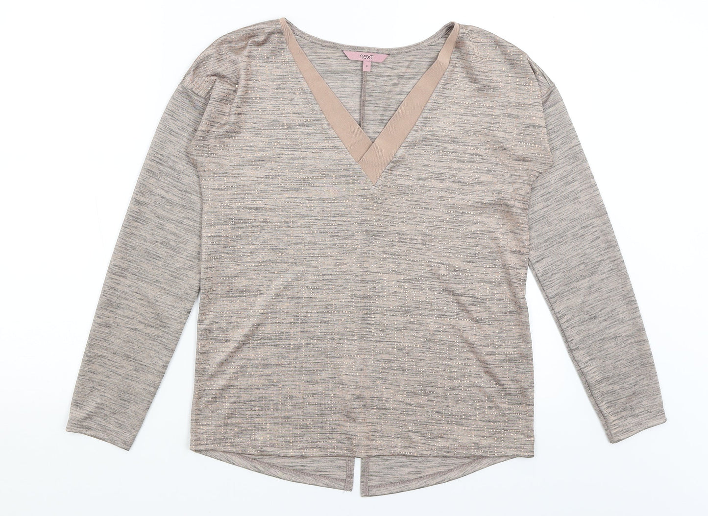 Womens UK Size 8 NEXT Pink Basic T-Shirt