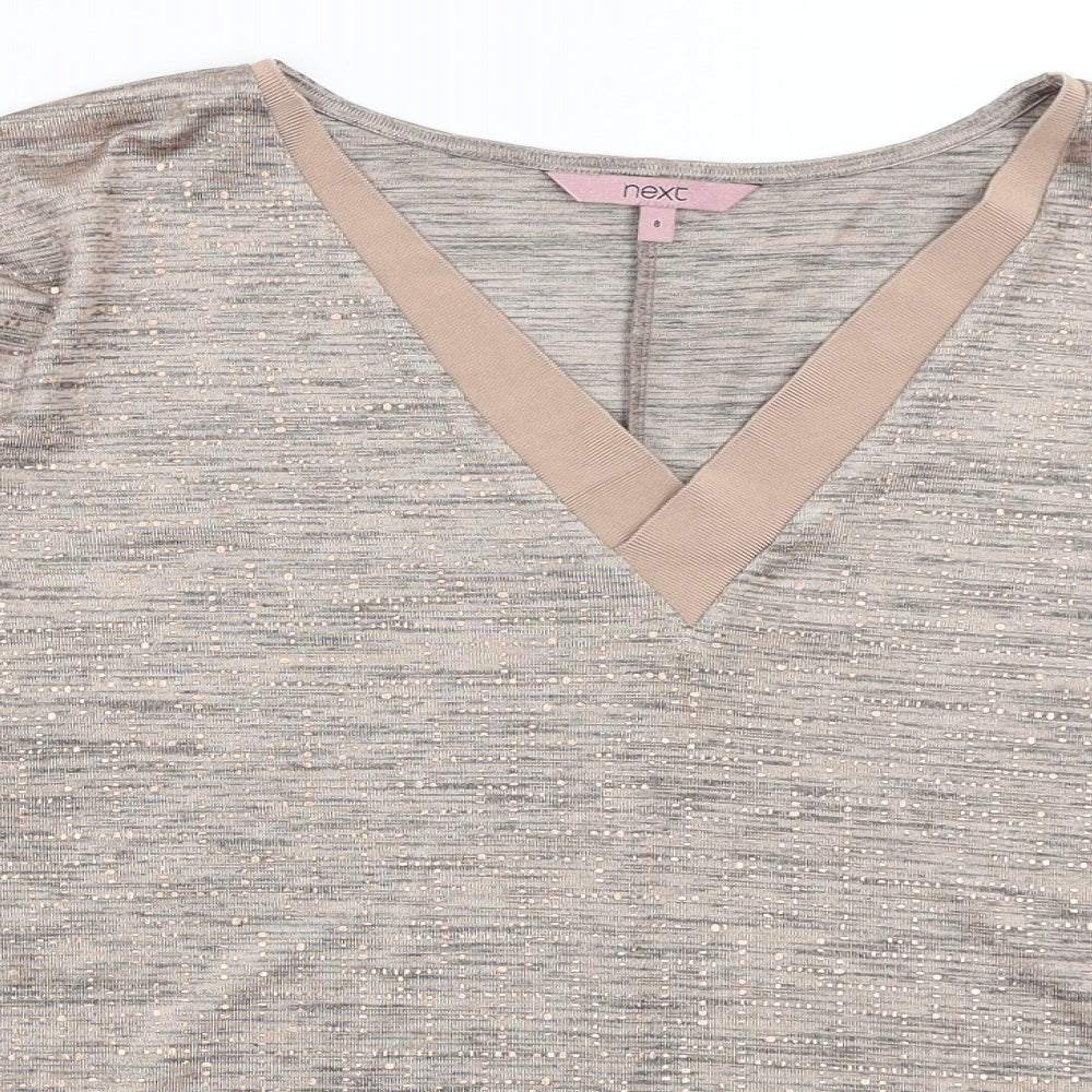 Womens UK Size 8 NEXT Pink Basic T-Shirt