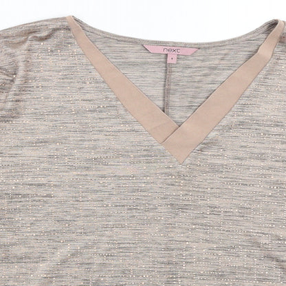Womens UK Size 8 NEXT Pink Basic T-Shirt
