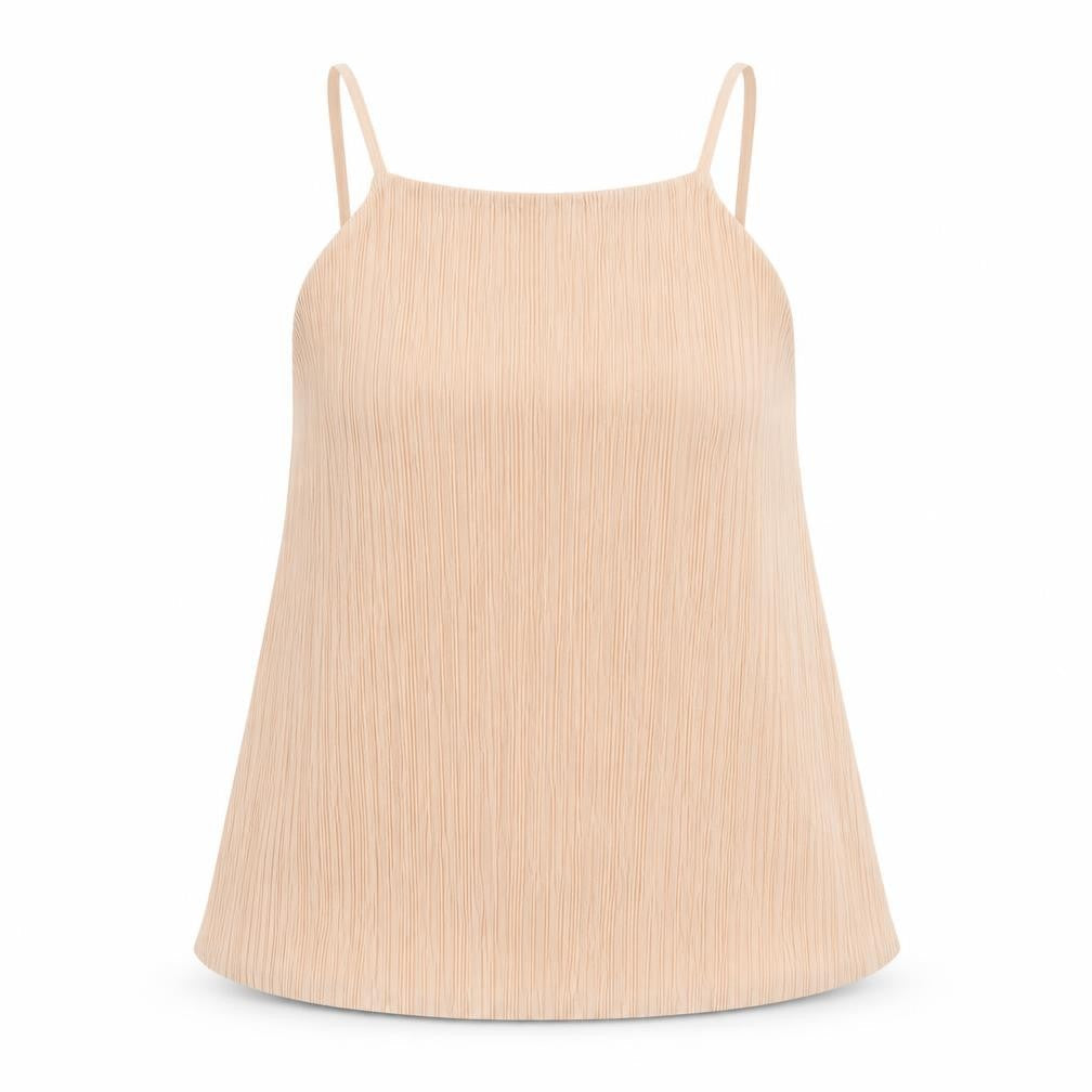 Front view of New Look women’s pink camisole tank, size UK 8