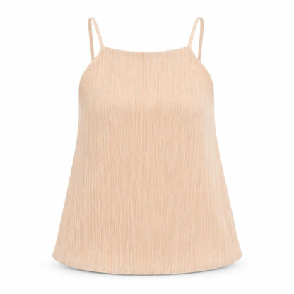 Front view of New Look women’s pink camisole tank, size UK 8