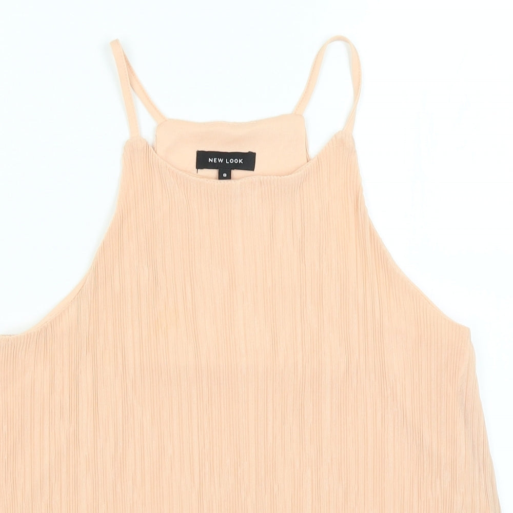 Womens UK Size 8 New Look Pink Camisole Tank