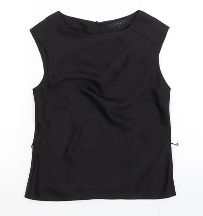 Womens UK Size 8 Coast Black Basic Tank
