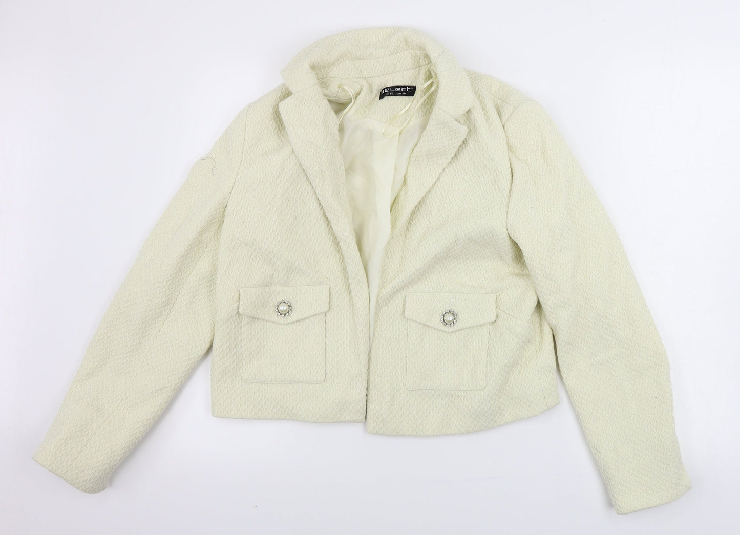 Womens UK Size 12 Select Ivory Jacket