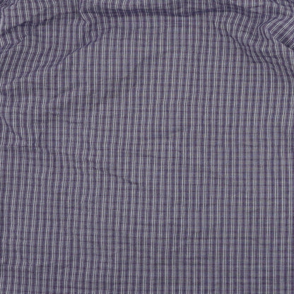 Primark  Mens Blue Check   Button-Up Size 16