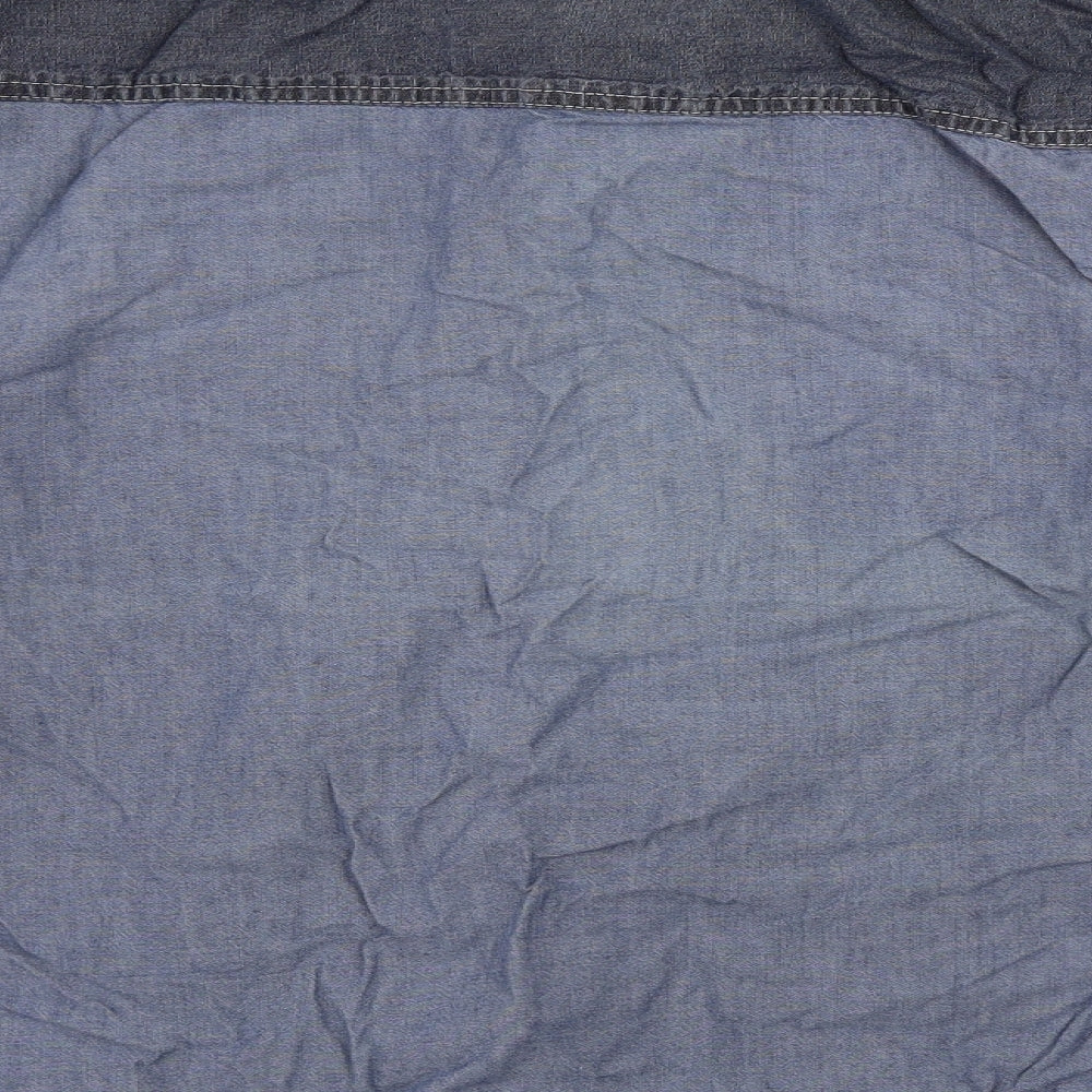 Easy Mens Blue    Button-Up Size L